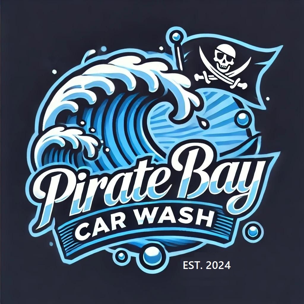 Pirate Bay Car Wash Logo